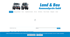 Desktop Screenshot of landundbau.de